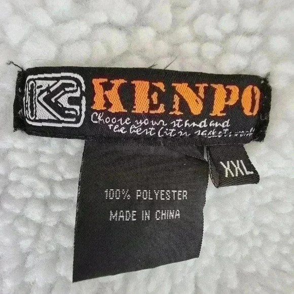 Kenpo Zip Up Hoodie/Gray/ Lined/New Without Tags /Men's XXL - Picture 7 of 8